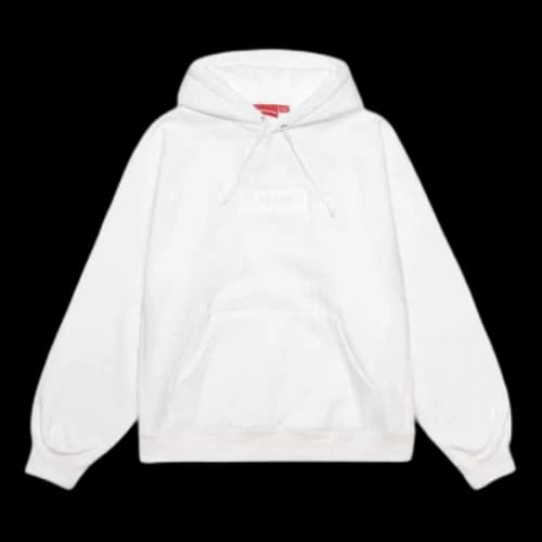 Supreme FW23 Box Logo Hooded Sweatshirt 'White'