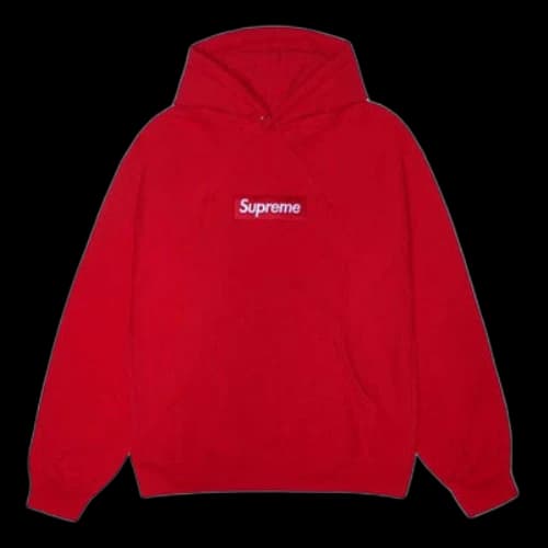 Supreme FW23 Box Logo Hooded Sweatshirt 'Red'