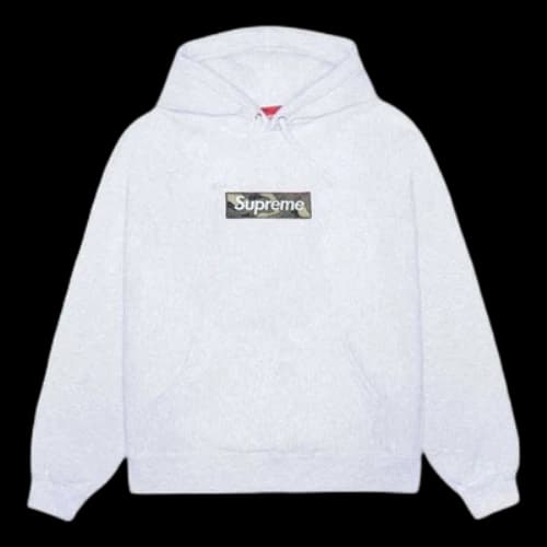 Supreme FW23 Box Logo Hooded Sweatshirt 'Ash Grey'