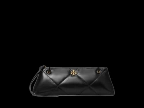 Tory Burch Kira Diamond Quilt East Shoulder Bag Black