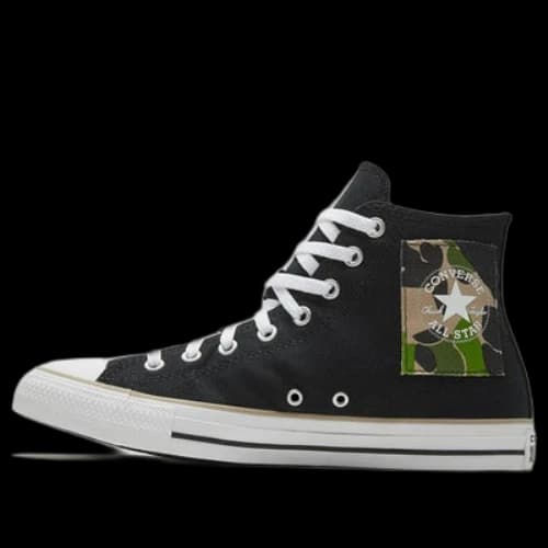 Converse Chuck Taylor All Star 'Black White Camo Patch'