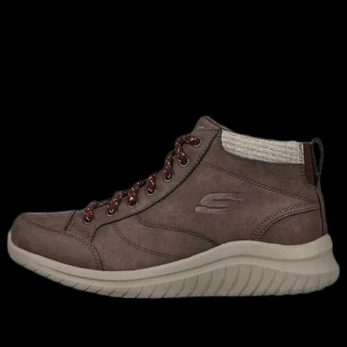 Skechers Ultra Flex 2.0 'Social Crew - Brown' (Women's)
