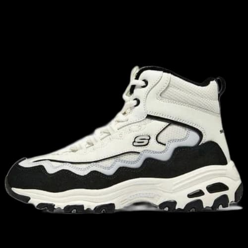 Skechers D'Lites New Lane Sneaker 'White Black Grey' (Women's)