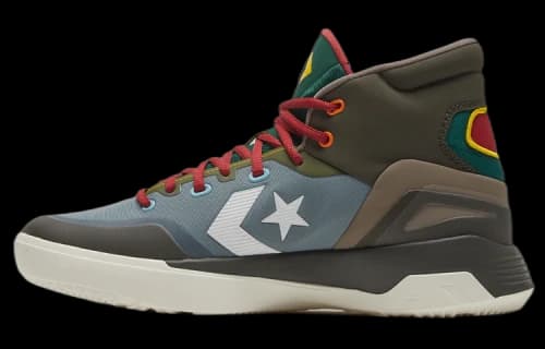 Converse G4 High Top Basketball Shoes dark green