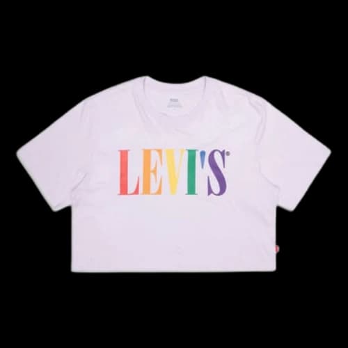LEVI'S Levis Pride Rainbow Series Printing Short Sleeve Unisex Purple