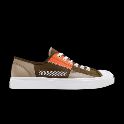 Converse Jack Purcell Low Mix n Match Brown Orange