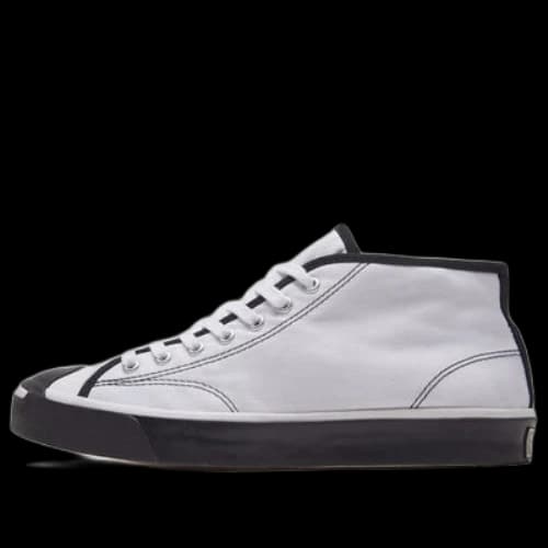 Converse Jack Purcell Mid 'White Black'