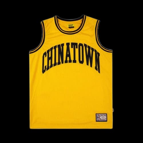 Chinatown Market Smiley Basketball Jersey 'Yellow'
