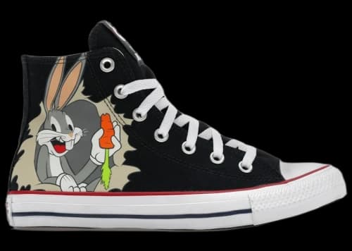 Converse Chuck Taylor All Star Hi Bugs Bunny 80th Anniversary Black