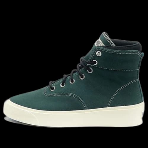 Converse Nubuck Skidgrip Hi Green