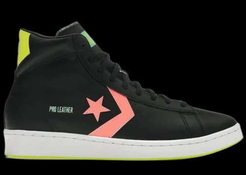 Converse Pro Leather Hi Hi-Vis Black