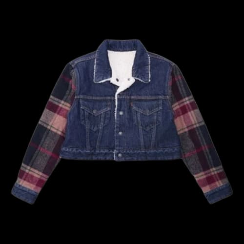LEVI'S Levis x karla Crossover . Series Reversible Denim Colorblock Jacket
