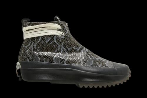 Converse Run Star Hike High Black Snakeskin