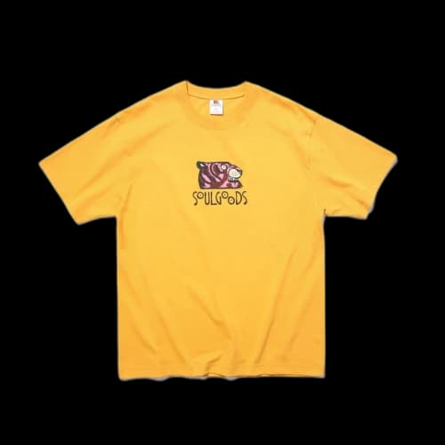 SOULGOODS Tiger Logo T-shirt Yellow