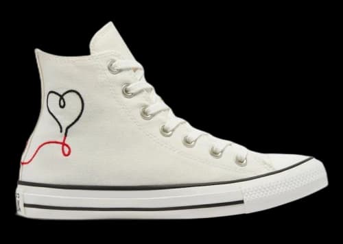 Converse Chuck Taylor All Star Hi Made with Love White
