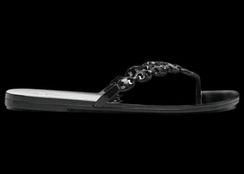 Tory Burch Gemini Link Jelly Flip Flop Black (Women's)