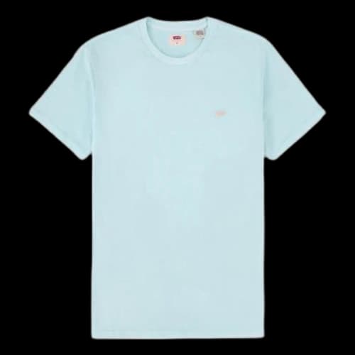 LEVI'S Levis Pure Cotton Round Neck Short Sleeve Blue
