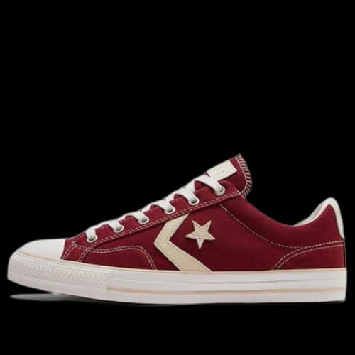 Converse Star Player Non-Slip Wear-Resistant Low Top Casual Canvas Shoes Red