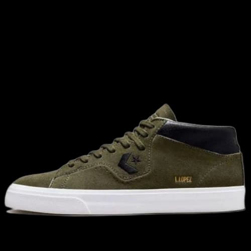 Converse Louie Lopez Pro Leather 'Army Green Black'