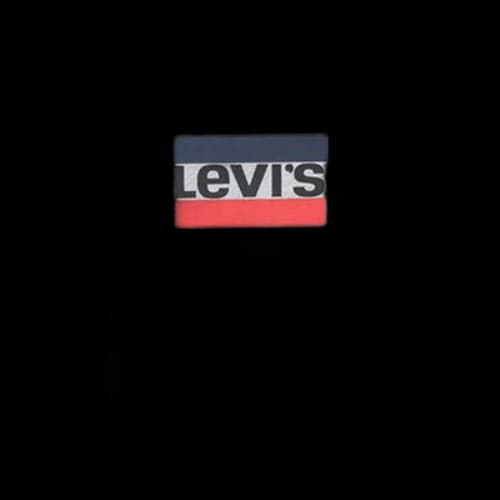 LEVI'S Levis Round Neck Printing Short Sleeve Gray