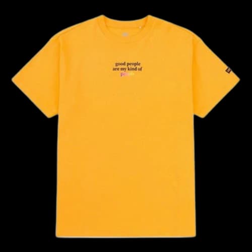 LEVI'S Levis Round Neck Pure Cotton Printing Short Sleeve Yellow T-Shirt