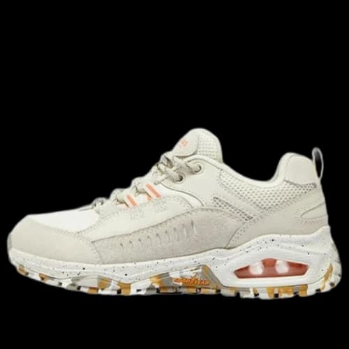 Skechers Uno Trail Fashion Shoes 'Beige White' (Women's)