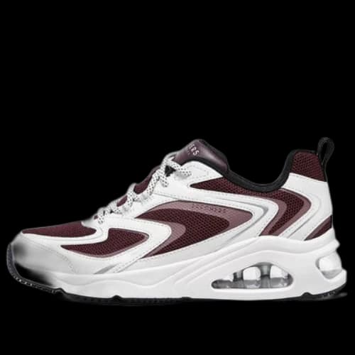 Skechers Tres-Air Uno 'Street Fl-Air - White Burgundy' (Women's)