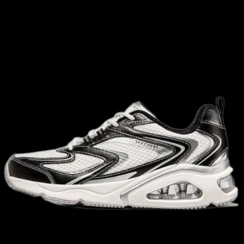 Skechers Tres-Air Uno Vision-airy 'White Black' (Women's)