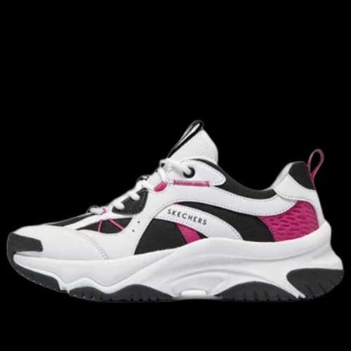 Skechers Moonhiker 'White Black Pink' (Women's)