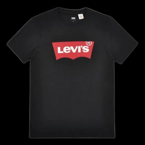 To Be Defined Levis Classic Logo Printing Short Sleeve Black