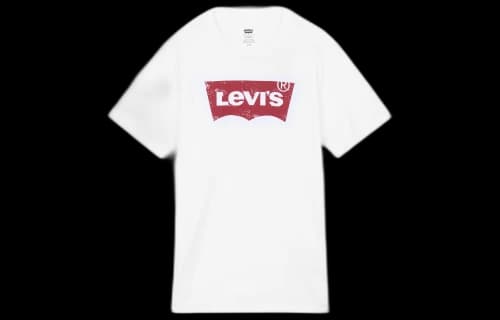 Levis Classic Logo Printing Short Sleeve White