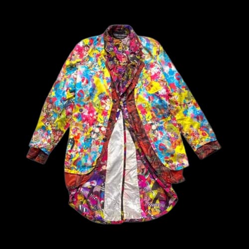 Vintage Comme des Garçons Homme Plus Triple Layer Long Blazer 'Multicolor'