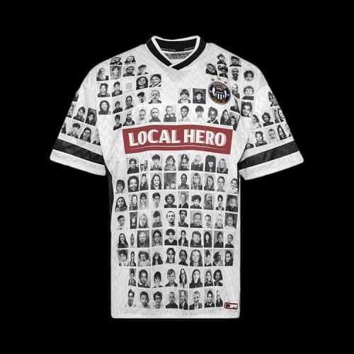 Martine Rose Printed Football Top 'White'