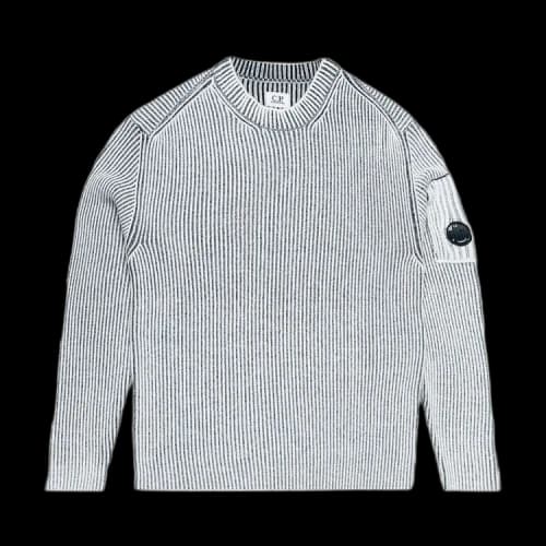 C.P. Company Knitwear Crewneck 'Black Melange'