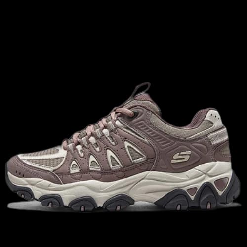 Skechers DLites Training Shoes 'Brown Beige Mauve' (Women's)