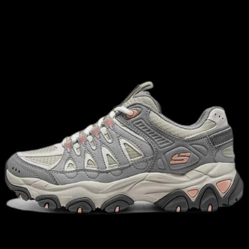 Skechers DLites Training Shoes 'Grey Beige Orange' (Women's)