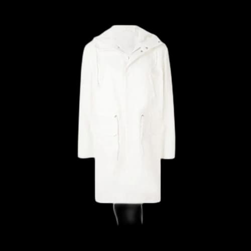 Raf Simons Graphic Print Parka 'White'