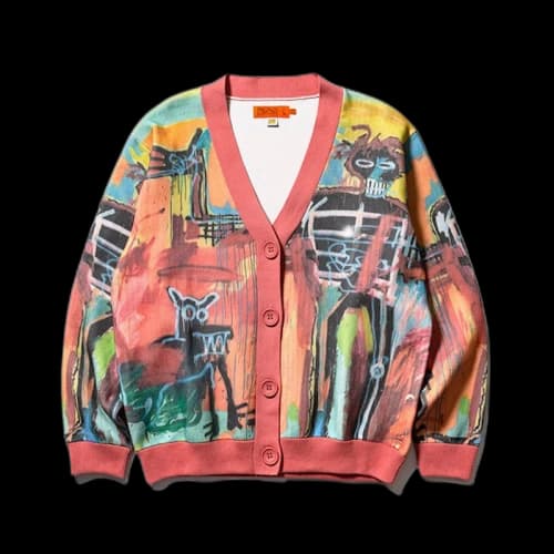 SOULGOODS x Basquiat Cardigan Pink