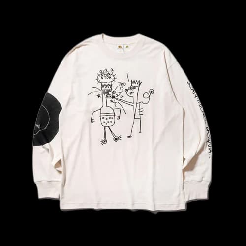 SOULGOODS x Basquiat 5 Pieces L/S T-Shirt White