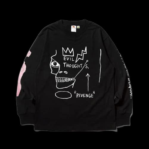 SOULGOODS x Basquiat 4 Pieces L/S T-Shirt Black