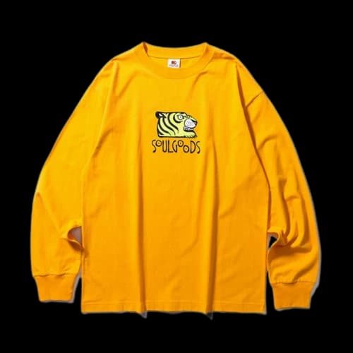 SOULGOODS Logo Autumn L/S T-Shirt Yellow