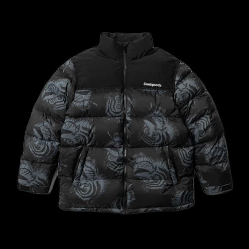 SOULGOODS Allover Tiger 800 D.P Outdoor Down Jacket Black