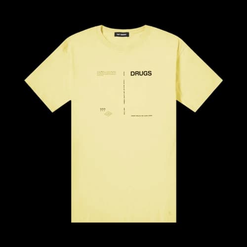 Raf Simons Drugs T-Shirt 'Yellow'