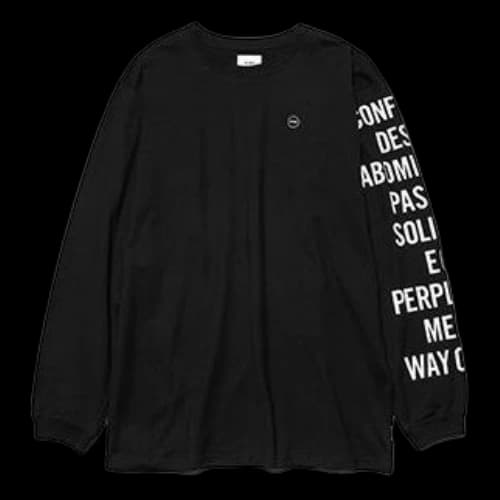 WTAPS Ingredients Tee Letter Long-sleeve Tee Men's Black
