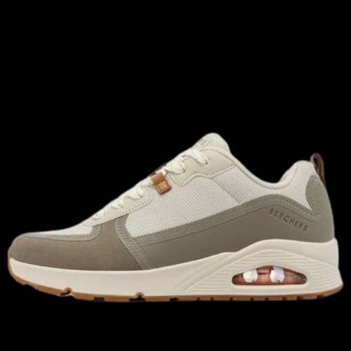 Skechers Uno-Layover 'White Grey'
