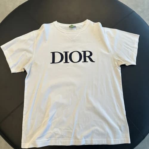 Dior Logo T-Shirt Navy White