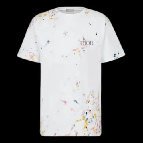 DIOR SS21 Plain Knit Large Size Logo Print For Men Grey