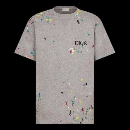 DIOR SS21 Flannel Print Logo Sweater For Men White