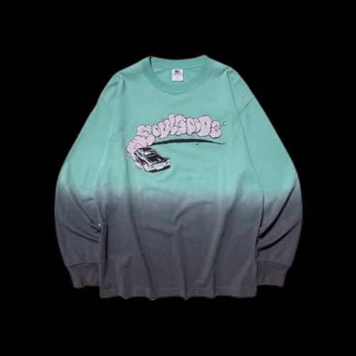 SOULGOODS Vehicle Hang Dyed L/S T-shirt Green