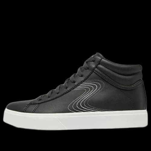 Skechers Casual High Top Shoes 'Black White' (Women's)